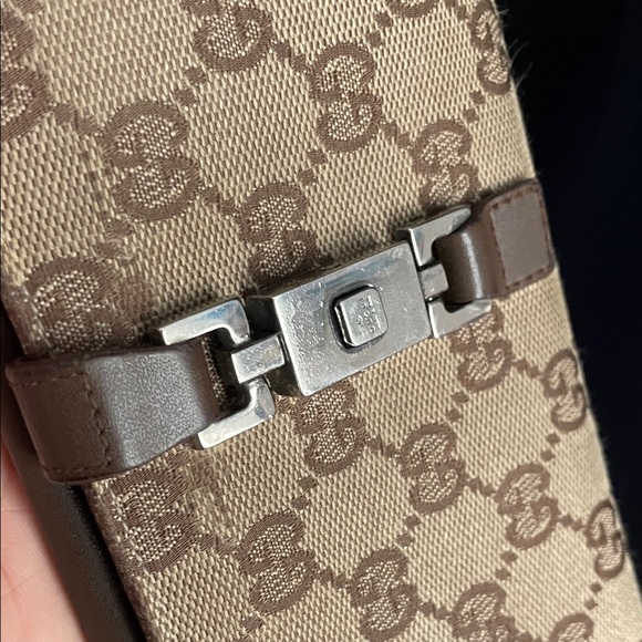 Gucci Beige and Brown iconic Monogram GG Supreme Long wallet - Picture 13 of 17